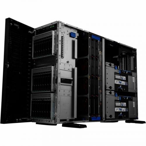 HPE ProLiant ML350 G11 4U Tower Server   1 X Intel Xeon Gold 5418Y 2 GHz   32 GB RAM   Serial Attached SCSI (SAS), Serial ATA Controller Alternate-Image1/500