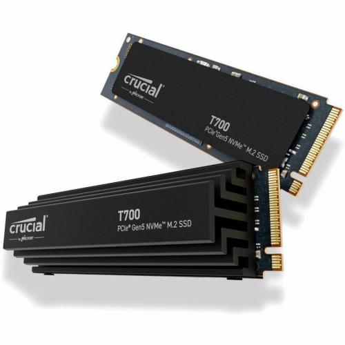 Crucial T700 CT4000T700SSD5 4 TB Solid State Drive   M.2 2280 Internal   PCI Express NVMe (PCI Express NVMe 5.0 X4) Alternate-Image1/500