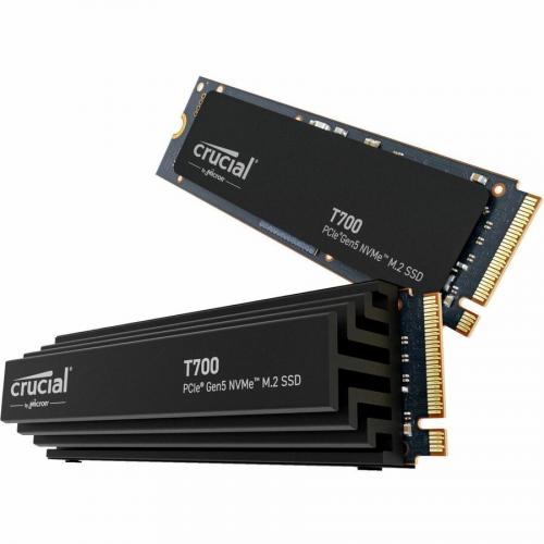 Crucial T700 2 TB Solid State Drive   M.2 2280 Internal   PCI Express NVMe (PCI Express NVMe 5.0 X4) Alternate-Image1/500