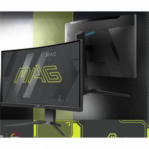 MSI MAG325CQRFQD 32" Class WQHD Curved Screen Gaming LCD Monitor   16:9 Alternate-Image1/500
