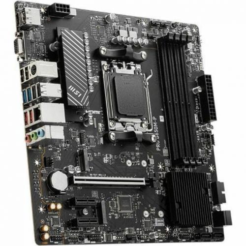 MSI B650M P Gaming Desktop Motherboard   AMD B650 Chipset   Socket AM5   Micro ATX Alternate-Image1/500