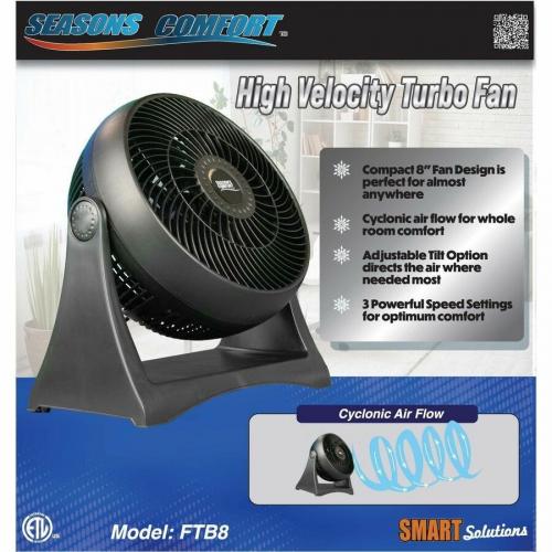 Seasons Comfort 8" High Velocity Turbo Fan Alternate-Image1/500