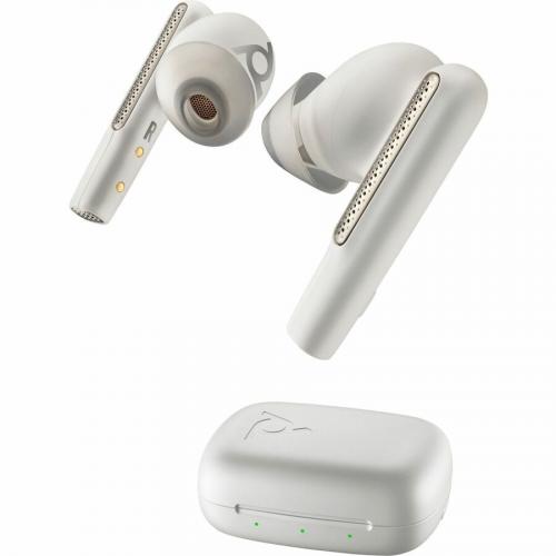 Poly Voyager Free 60 UC White Sand Earbuds +BT700 USB C Adapter +Basic Charge Case Alternate-Image1/500