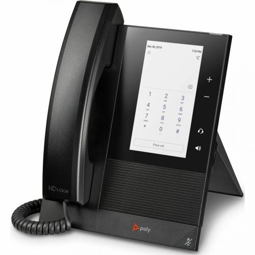 Poly CCX 400 IP Phone   Corded   Corded   Desktop, Wall Mountable   Black   TAA Compliant Alternate-Image1/500
