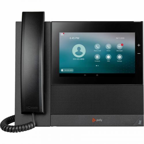 Poly CCX 600 IP Phone   Corded   Corded/Cordless   Wi Fi, Bluetooth   Black Alternate-Image1/500