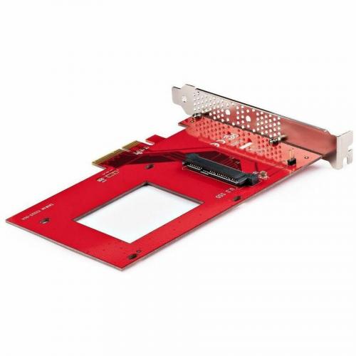 StarTech.com U.3 To PCIe Adapter Card, PCIe 4.0 X4 Adapter For 2.5" U.3 NVMe SSDs, SFF TA 1001 PCI Express Add In Card, TAA Compliant\n Alternate-Image1/500