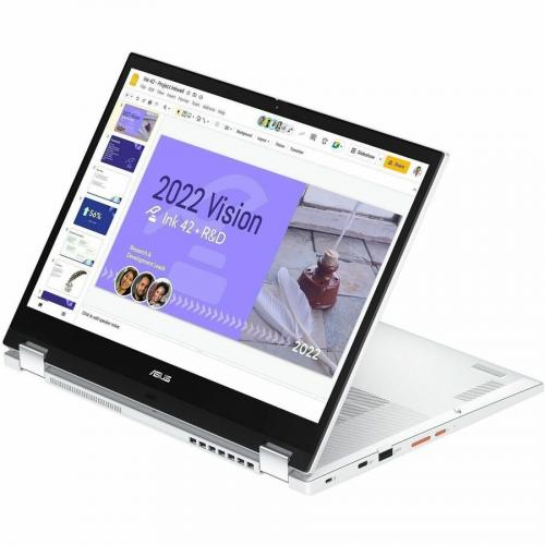 Asus Chromebook Vibe CX34 Flip CX3401 CX3401FBA DH586T S 14" Touchscreen Convertible 2 In 1 Chromebook   WUXGA   Intel Core I5 12th Gen I5 1235U   8 GB   256 GB SSD   Pearl White Alternate-Image1/500