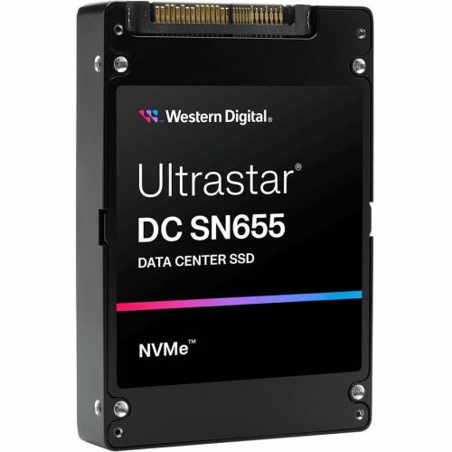 WD Ultrastar DC SN655 WUS5EA176ESP7E1 7.68 TB Solid State Drive   U.3 15 Mm Internal   PCI Express NVMe (PCI Express NVMe 4.0) Alternate-Image1/500
