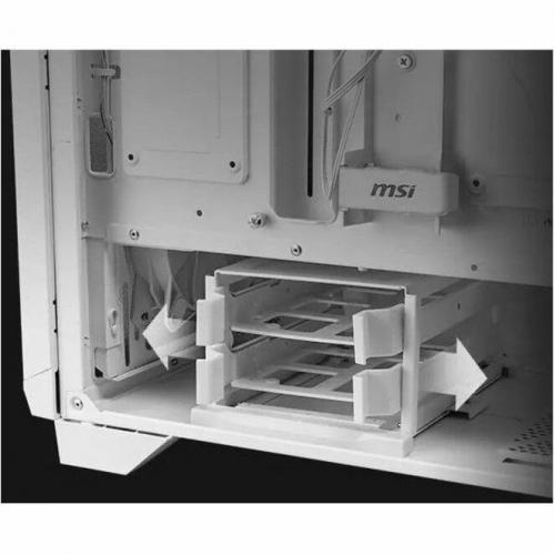 MSI PC Case MPG GUNGNIR 300R AIRFLOW / White Alternate-Image1/500
