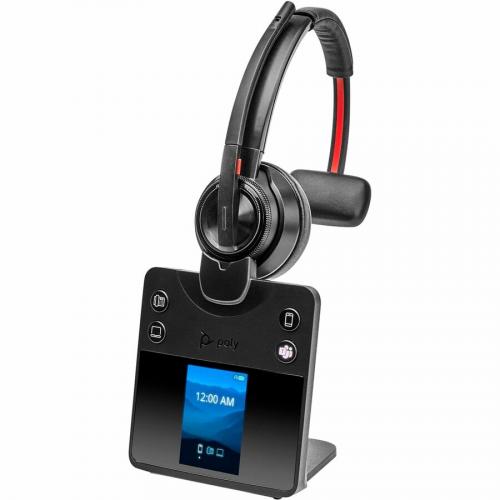 Poly Savi 8410 Office Monaural Microsoft Teams Certified DECT 1920 1930 MHz Headset Alternate-Image1/500