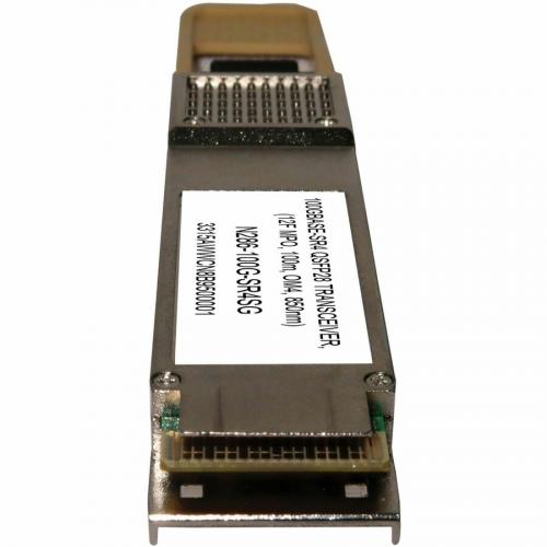 Eaton Tripp Lite Series QSFP28 Transceiver   100GBase SR4, MTP/MPO MMF, 100 Gbps, 850 Nm, 100 M (328 Ft.) Alternate-Image1/500