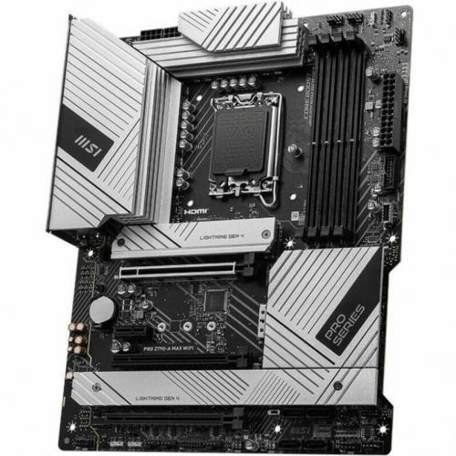 MSI PRO Z790 A MAX WIFI Gaming Desktop Motherboard   Intel Z790 Chipset   Socket LGA 1700   ATX Alternate-Image1/500