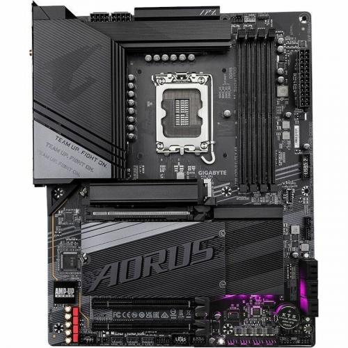 Aorus Z790 ELITE X AX Desktop Motherboard   Intel Z790 Chipset   Socket LGA 1700   ATX Alternate-Image1/500