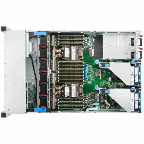 HPE ProLiant DL380 G10 Plus 2U Rack Server   1 X Intel Xeon Silver 4310 2.10 GHz   64 GB RAM   960 GB SSD   (2 X 480GB) SSD Configuration   12Gb/s SAS, Serial ATA Controller Alternate-Image1/500