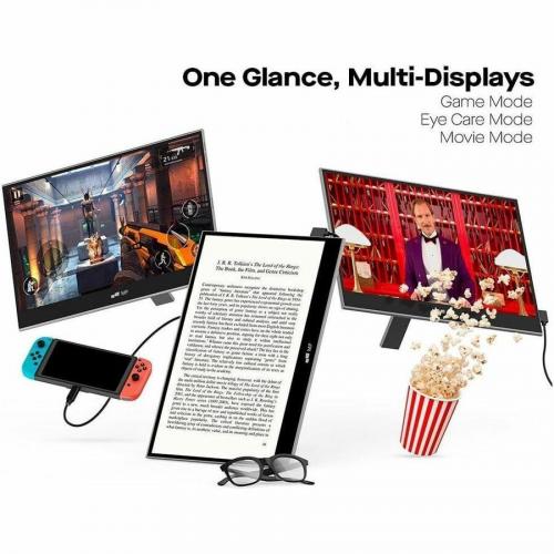 Duex Float Mobile Pixels 15.6" Stacked Portable Screens, Full HD IPS 1080P Touchscreen Monitor With Built In Kickstand, USB Type C/HDMI Plug And Play, Support Windows/Mac/Android/ChromeOS/Switch Alternate-Image1/500