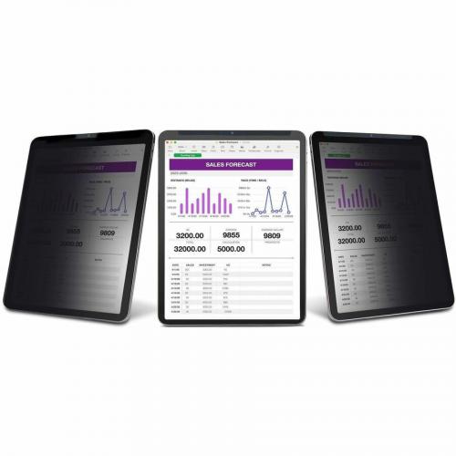 StarTech.com 4 Way Privacy Screen For 12.9 Inch IPad Pro, 3rd Gen And Up, Portrait/Landscape, Touch Enabled, +/  30 Deg. View, Anti Glare Alternate-Image1/500