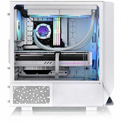 Thermaltake Ceres 330 TG ARGB Snow Mid Tower Chassis Alternate-Image1/500