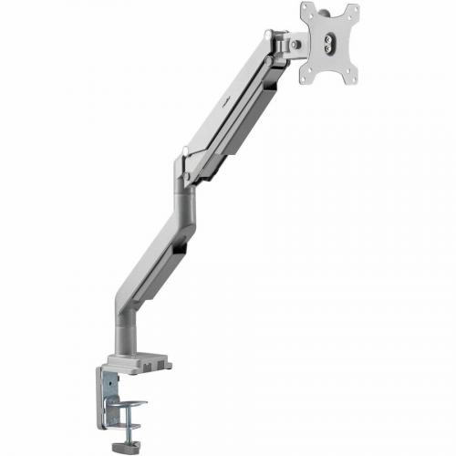 Rocstor ErgoReach Y10N020 S1 Mounting Arm For Flat Panel Display, Curved Screen Display, Monitor   Silver   Landscape/Portrait Alternate-Image1/500