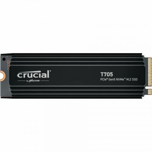 Crucial T705 2 TB Solid State Drive   M.2 2280 Internal   PCI Express NVMe (PCI Express NVMe 5.0 X4) Alternate-Image1/500