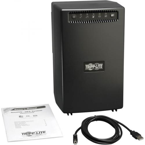 Tripp Lite By Eaton OmniVS 120V 1500VA 940W Line Interactive UPS, Tower, USB Port   Battery Backup Alternate-Image1/500