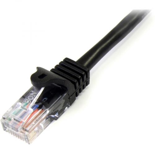 StarTech.com Snagless Cat5e UTP Patch Cable   RJ 45 (M)   RJ 45 (M)   100 Ft   UTP   ( CAT 5e )   Black Alternate-Image1/500