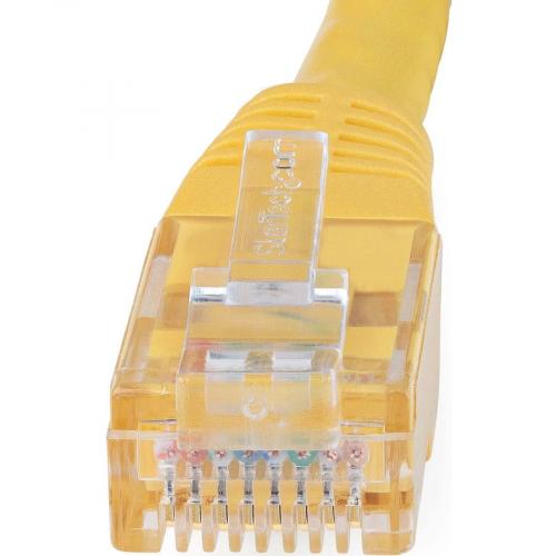 StarTech.com 25ft CAT6 Ethernet Cable   Yellow Molded Gigabit   100W PoE UTP 650MHz   Category 6 Patch Cord UL Certified Wiring/TIA Alternate-Image1/500