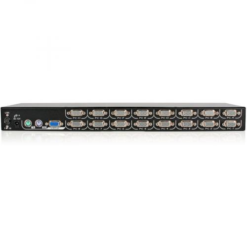 StarTech.com 16 Port KVM Module For Rack Mount LCD Consoles With Additional PS/2 And VGA Console Alternate-Image1/500