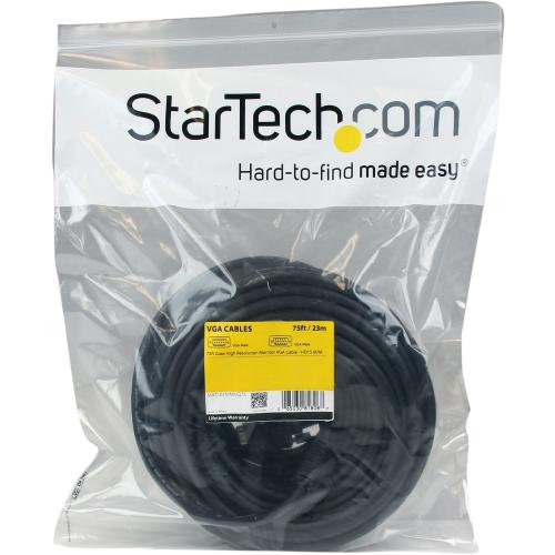 StarTech.com 75ft Coax High Resolution Monitor VGA Cable   HD15 M/M Alternate-Image1/500