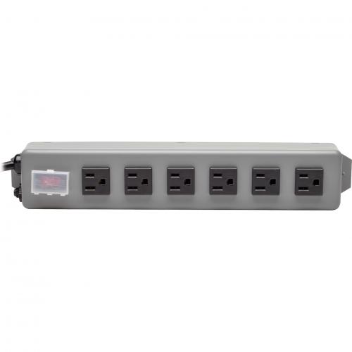 Tripp Lite By Eaton Industrial Power Strip Metal, Lighted Power Switch, 6 Outlet, 6 Ft. (1.8 M) Cord Alternate-Image1/500