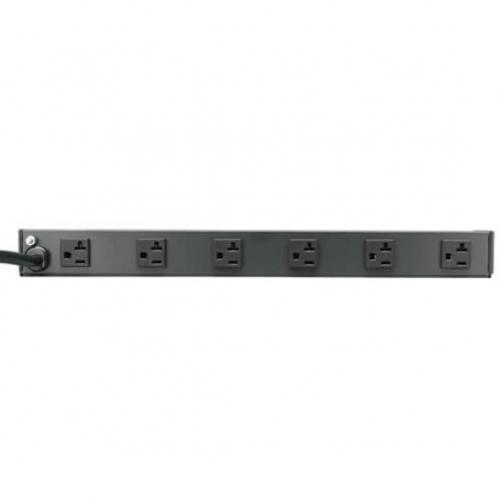 Tripp Lite By Eaton 1U Rack Mount Power Strip, 120V, 20A, L5 20P, 12 Outlets (6 Front Facing, 6 Rear Facing) 15 Ft. (4.57 M) Cord Alternate-Image1/500