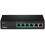 TRENDnet 6 Port Fast Ethernet PoE+ Switch, 4 X Fast Ethernet PoE Ports, 2 X Fast Ethernet Ports, 60W PoE Budget, 1.2 Gbps Switch Capacity, Metal, Limited Lifetime Protection, Black, TPE S50 Alternate-Image2/500