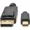 Eaton Tripp Lite Series Mini DisplayPort To DisplayPort Adapter Cable, 4K 60 Hz (M/M), DP Latching Connector, Black, 6 Ft. (1.8 M) Alternate-Image2/500