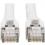 Tripp Lite Cat8 Patch Cable 25G/40G Certified Snagless M/M PoE White 6ft Alternate-Image2/500