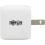 Tripp Lite By Eaton Compact USB C Wall Charger With USB C To Lightning Cable   18W PD Charging, GaN Technology, White Alternate-Image2/500