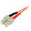 StarTech.com 5m Fiber Optic Cable   Multimode Duplex 62.5/125   LSZH   LC/SC   OM1   LC To SC Fiber Patch Cable Alternate-Image2/500