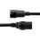 StarTech.com 10ft (3m) Heavy Duty Extension Cord, IEC C14 To IEC C15 Black Extension Cord, 15A 125V, 14AWG, Heavy Gauge Power Cable Alternate-Image2/500
