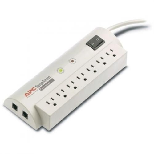 APC By Schneider Electric SurgeArrest Personal 7 Outlet W/Tel 120V Alternate-Image2/500