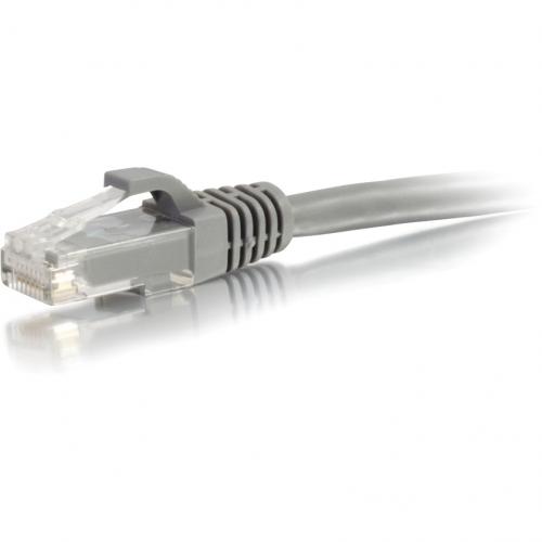 C2G 7ft Cat6 Ethernet Cable   Snagless Unshielded (UTP)   Gray Alternate-Image2/500