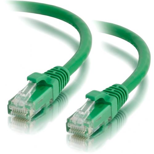 C2G 3ft Cat5e Snagless Unshielded (UTP) Network Patch Cable   Green Alternate-Image2/500