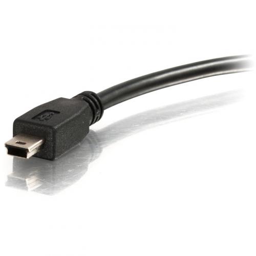 C2G 2m USB Cable   USB 2.0 A To USB Mini B   M/M Alternate-Image2/500