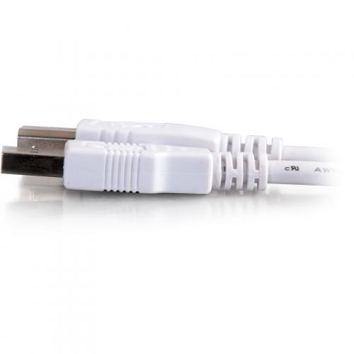 C2G 2m USB Cable   USB A To USB B Cable Alternate-Image2/500