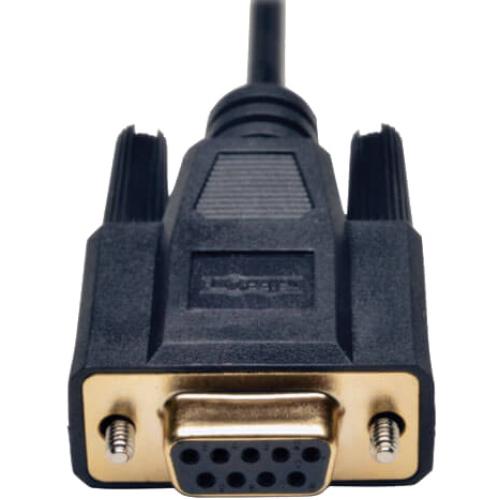 Tripp Lite By Eaton Null Modem Serial DB9 Serial Cable (DB9 To DB25 F/M), 6 Ft. (1.83 M) Alternate-Image2/500