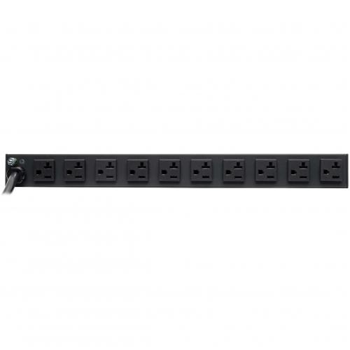 Tripp Lite By Eaton Isobar 12 Outlet Network Server Surge Protector, 15 Ft. (4.57 M) Cord With 5 20P Plug, 3840 Joules, Diagnostic LEDs, 1U Rackmount Alternate-Image2/500