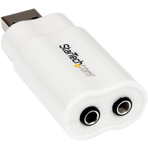 StarTech.com USB 2.0 To Audio Adapter   Sound Card   Stereo   Hi Speed USB Alternate-Image2/500