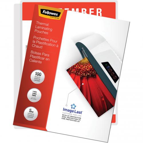 Fellowes Letter Size Laminating Pouches Alternate-Image2/500