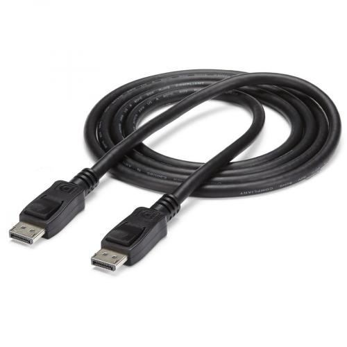 StarTech.com 10 Ft Certified DisplayPort 1.2 Cable With Latches M/M   DisplayPort 4k Alternate-Image2/500