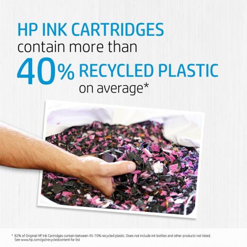 HP 60XL Black High Yield Ink Cartridge | Works With DeskJet D1660, D2500, D2600, D5560, F2400, F4200, F4400, F4580; ENVY 100, 110, 120; PhotoSmart C4600, C4700, D110a Series | CC641WN Alternate-Image2/500