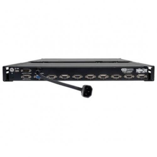 Tripp Lite By Eaton NetController 8 Port 1U Rack Mount Console KVM Switch With 19 In. LCD Alternate-Image2/500
