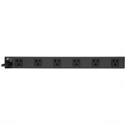 Tripp Lite By Eaton 1U Rack Mount Power Strip, 120V, 15A, 5 15P, 12 Right Angle 5 15R Outlets (6 Front Facing, 6 Rear Facing), 15 Ft. (4.57 M) Cord Alternate-Image2/500