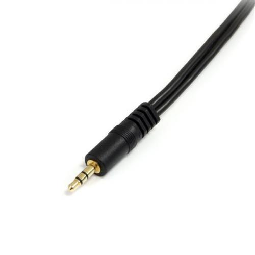 StarTech.com Stereo Splitter Cable   Phono Stereo 3.5mm (M)   Phono 2x Stereo (F)   6in Alternate-Image2/500